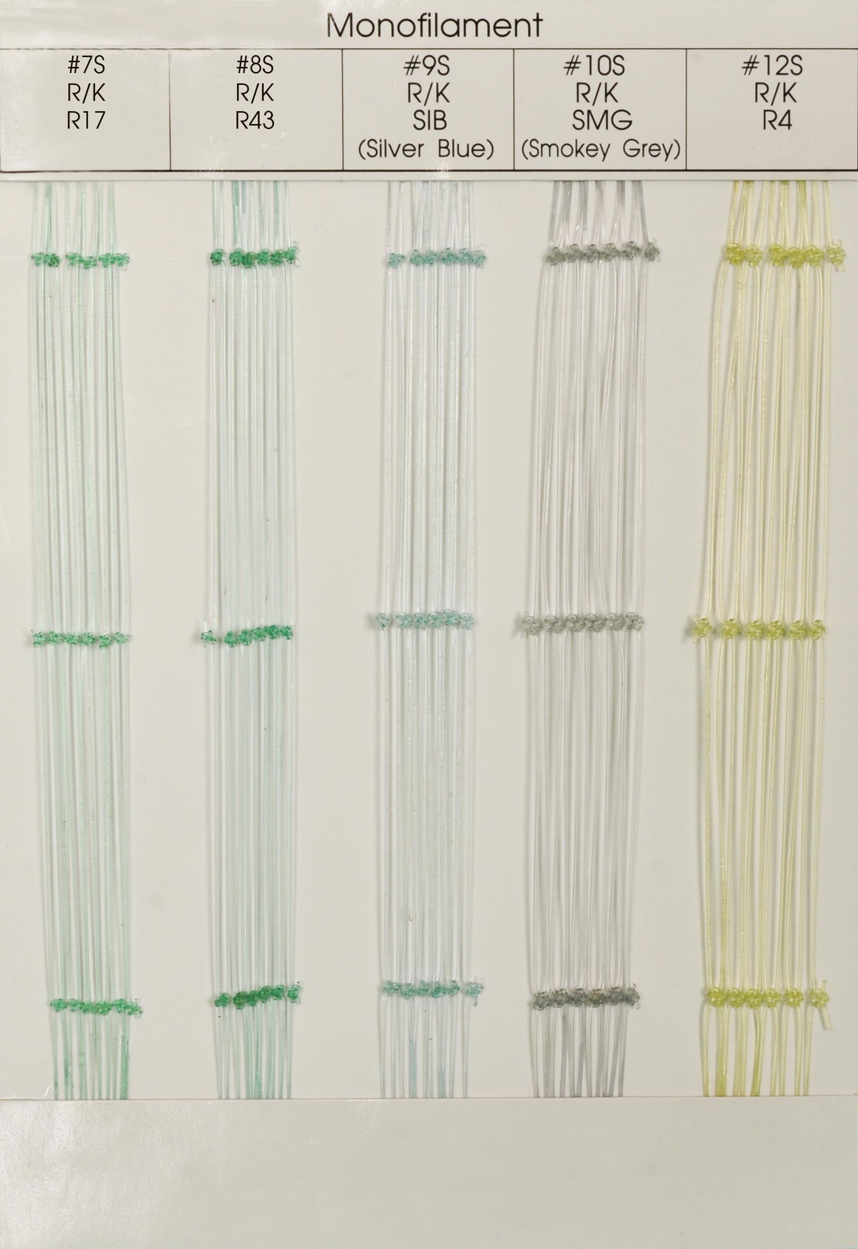 Thai Nitto Net Color Guide